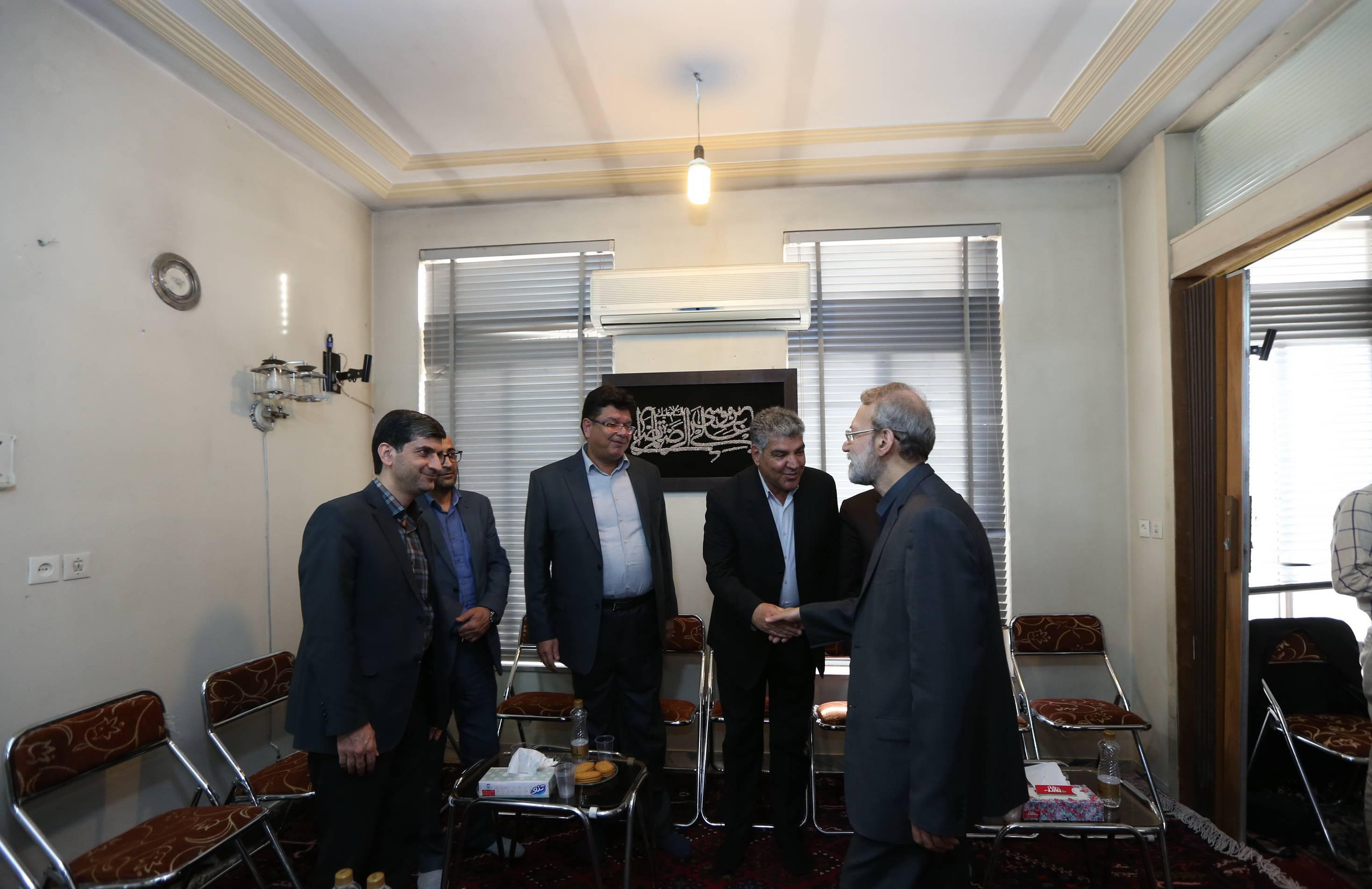 دیدار رئیس سازمان جهاد کشاورزی استان قم با دکتر لاریجانی