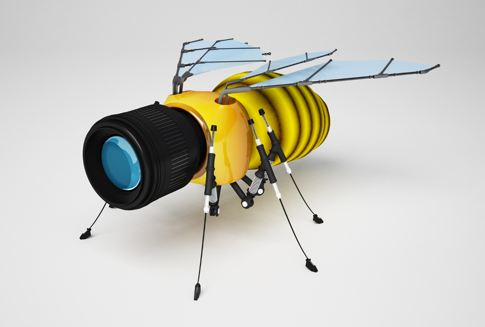 گرده افشانی در کشاورزی با استفاده از زنبورهای رباتیک