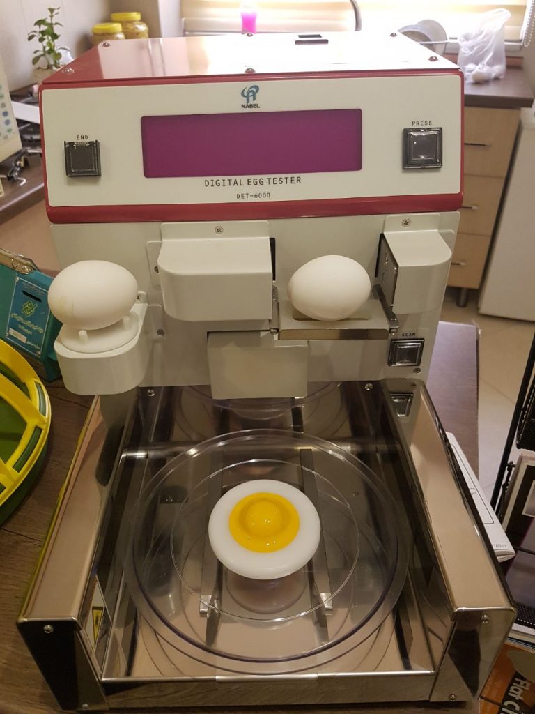 واردات دستگاه اندازه گیری مرغوبیت تخم مرغ به کشور