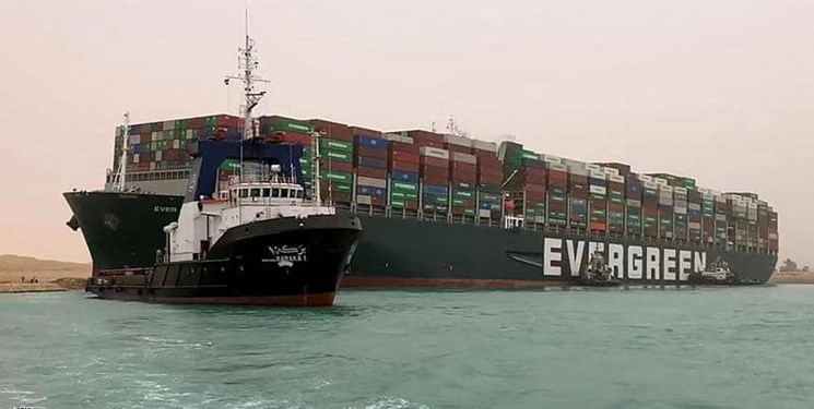 افزایش ۶ دلاری خوراک دام و طیور در بازار جهانی پس از گرفتار شدن کشتی اور گیون