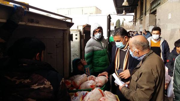 بازدید سرزده از روند توزیع گوشت مرغ در تهران