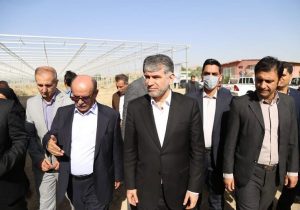 وزیر جهاد کشاورزی از پروژه بزرگترین گلخانه هیدروپونیک کشور در دیواندره بازدید کرد