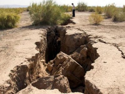 میزان فرونشست در کشور: ۵۷ هزار کیلومتر مربع !